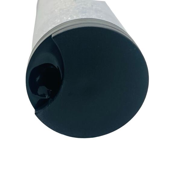 Starbucks White Glitter Tumbler - Holiday 2019 - Silver Sparkles Twist Top 16 oz - Picture 6 of 11